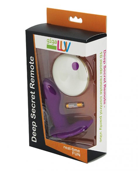 GigaLuv Deep Secret Remote Panty Vibe Purple