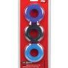 Hunky Junk HUJ C-Ring Blue Multi 3 Pack