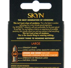 LifeStyles SKYN Non-Latex Large Condoms 3 Pack