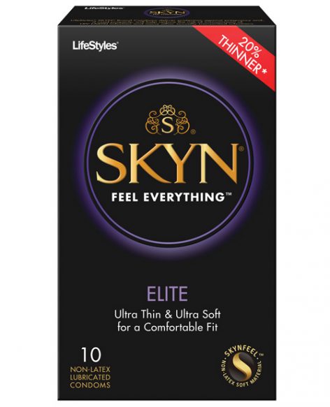 LifeStyles SKYN Elite Non-Latex Condoms 10 Pack