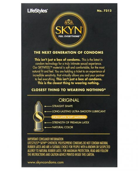 LifeStyles SKYN Non-Latex Condoms 12 Pack