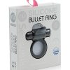 Sensuelle Silicone Bullet Ring Black