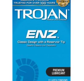 Trojan ENZ Lubricated Condoms 12 Pack