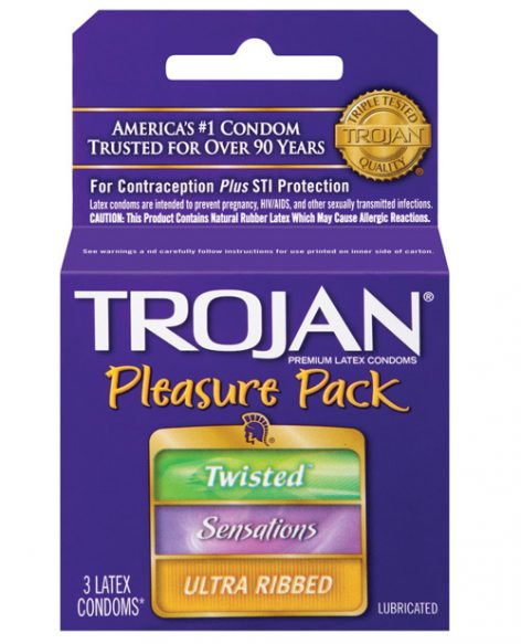 Trojan Pleasure Pack 3 Condoms
