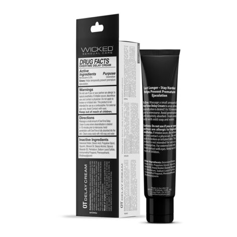 Wicked Overtime Delay Cream for Men 1oz (30ml)