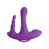 3Some Rock N' Ride Silicone Vibrator Purple, Pipedream