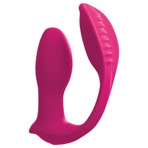 3Some Double Ecstasy Silicone Vibrator Pink