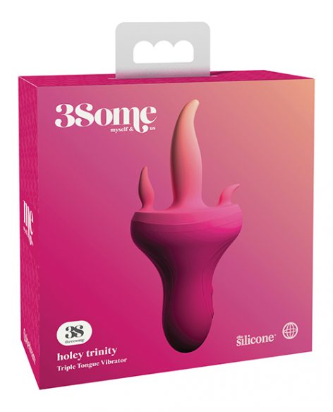 3Some Holey Trinity Triple Tongue Vibrator