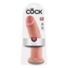 King Cock 10in Dildo w/Suction Cup Beige, Pipedream