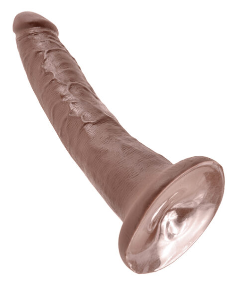 King Cock 7in Dildo Brown, Pipedream