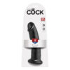 King Cock 9in Dildo w/Suction Cup Black, Pipedream