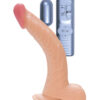 All American Whoppers 8in Dildo Vibe w/Balls Beige, Nasstoys