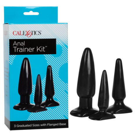 Anal Trainer Kit 3 Piece Black, CalExotics