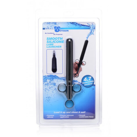 CleanStream Smooth Silicone Lube Launcher Black