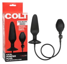 Colt XXXL Pumper Plug w/Detachable Hose Black