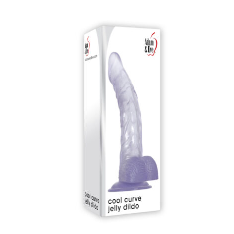 Cool Curve Jelly Dildo 8.5in, Adam & Eve