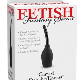 Fetish Fantasy Curved Douche Enema Black, Pipedream