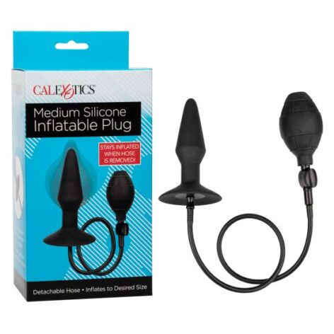 Inflatable Silicone Butt Plug Medium, CalExotics