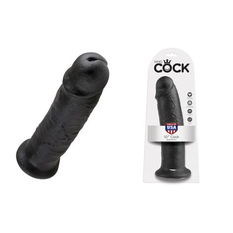 King Cock 10 Inch Dildo Black