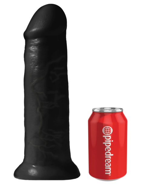 King Cock 12in Dildo Black, Pipedream