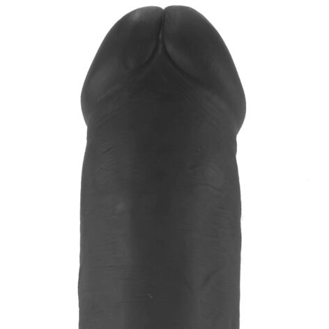 King Cock 12in Dildo w/Suction Cup Black, Pipedream