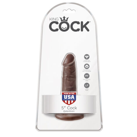 King Cock 5 Inch Dildo Brown