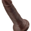 King Cock 5 Inch Dildo Brown