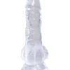 King Cock 5in Dildo w/Balls Clear, Pipedream