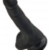 King Cock 6 Inch Dildo w/Balls Black