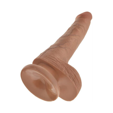 King Cock 6in Dildo w/Balls Tan, Pipedream