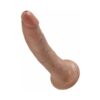 King Cock 7in Dildo w/Suction Cup Tan, Pipedream