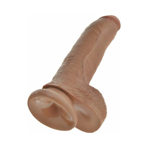 King Cock 9in Dildo w/Balls Tan, Pipedream