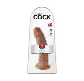 King Cock 9in Dildo w/Suction Cup Tan, Pipedream