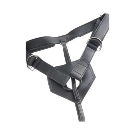 King Cock Strap On Harness & 9in Dildo Black, Pipedream