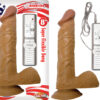 Latin American Whoppers 8in Dildo Vibe w/Balls Brown
