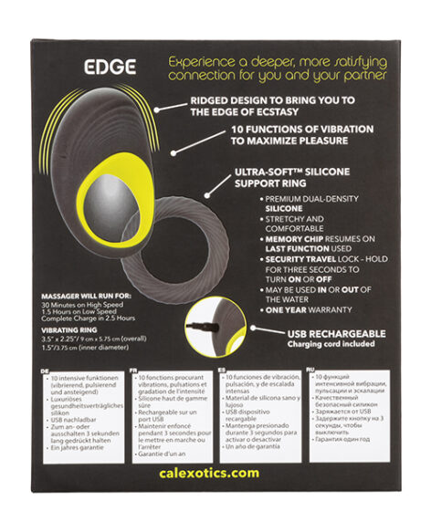 Link Up Edge Vibrating Cock Ring, CalExotics