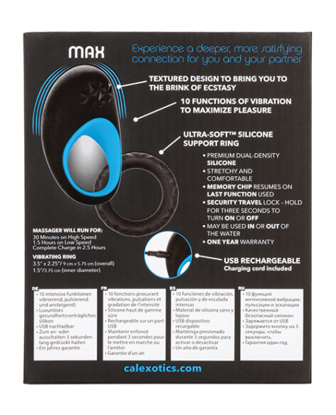 Link Up Max Vibrating Cock Ring, CalExotics