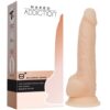 Naked Addiction 8in Silicone Dong Beige Flesh