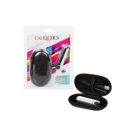 Rechargeable Hideaway Bullet Vibrator Silver