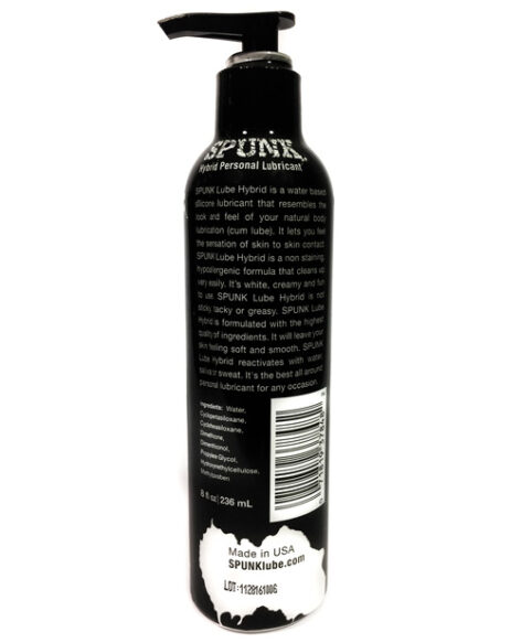 Spunk Lubricant Hybrid 8oz (236ml)