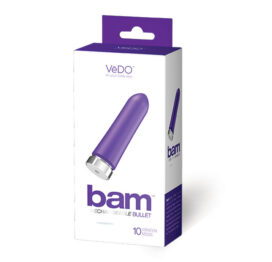 VeDO Bam Rechargeable Bullet Vibe Indigo