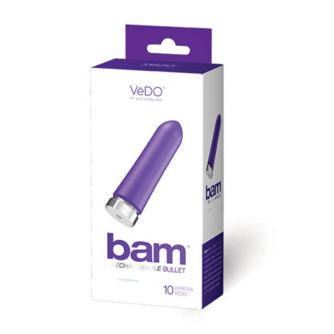 VeDO Bam Rechargeable Bullet Vibe Indigo