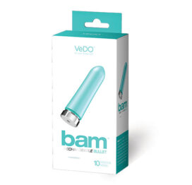 VeDO Bam Rechargeable Bullet Vibe Turquoise