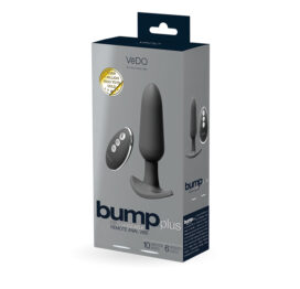 VeDO Bump Plus Rechargeable Remote Anal Vibe Black