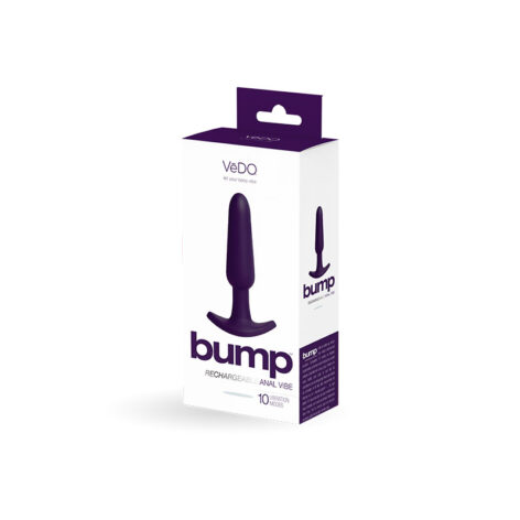 VeDO Bump Rechargeable Anal Vibe Deep Purple