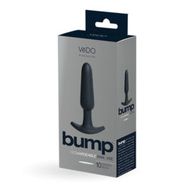 VeDO Bump Rechargeable Anal Vibe Just Black
