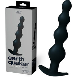 VeDO Earth Quaker Rechargeable Anal Vibe Black