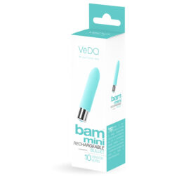 VeDO Mini Bam Rechargeable Bullet Vibe Turquoise