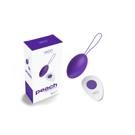 VeDO Peach Rechargeable Egg Vibe Into You Indigo