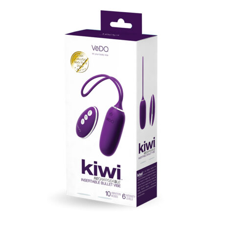 Vedo Kiwi Insertable Bullet Vibe Deep Purple